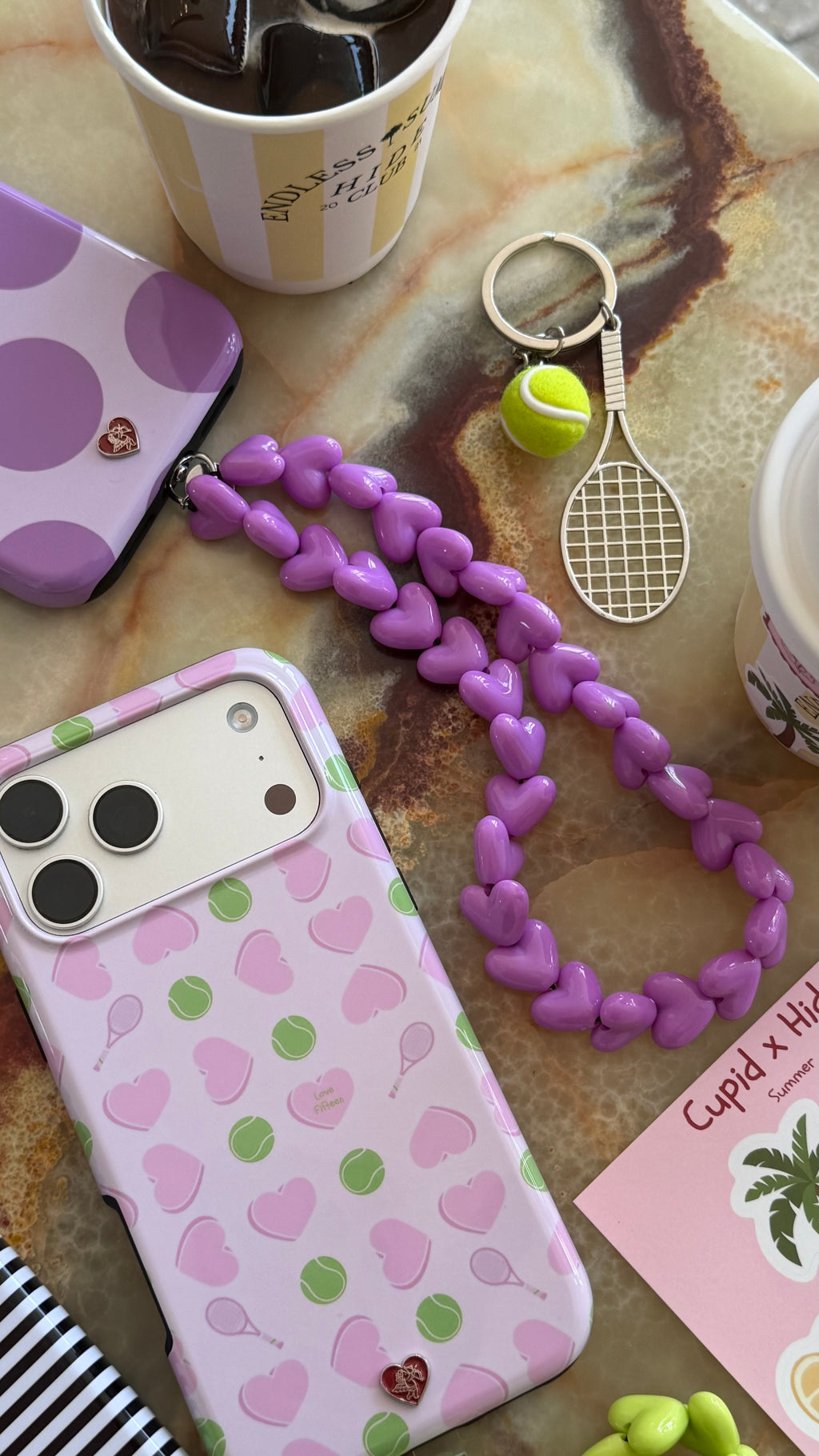 PURPLE POLCA DOTS CASE