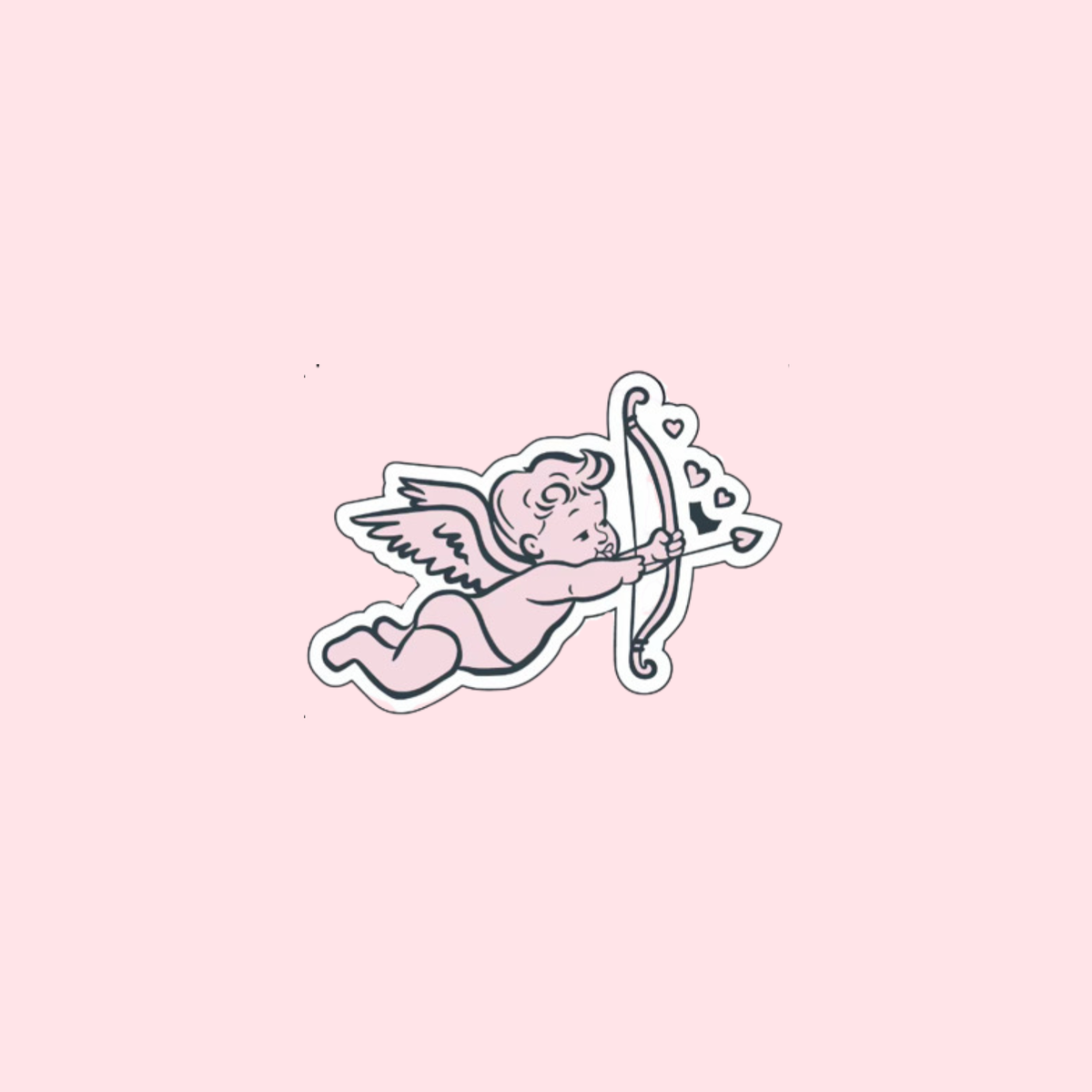 CUPID metal sticker