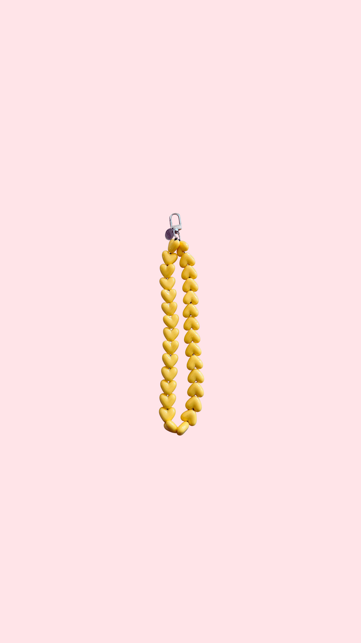 YELLOW HEART CHARM