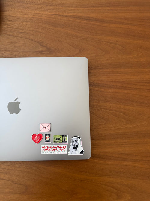 Envelope metal sticker