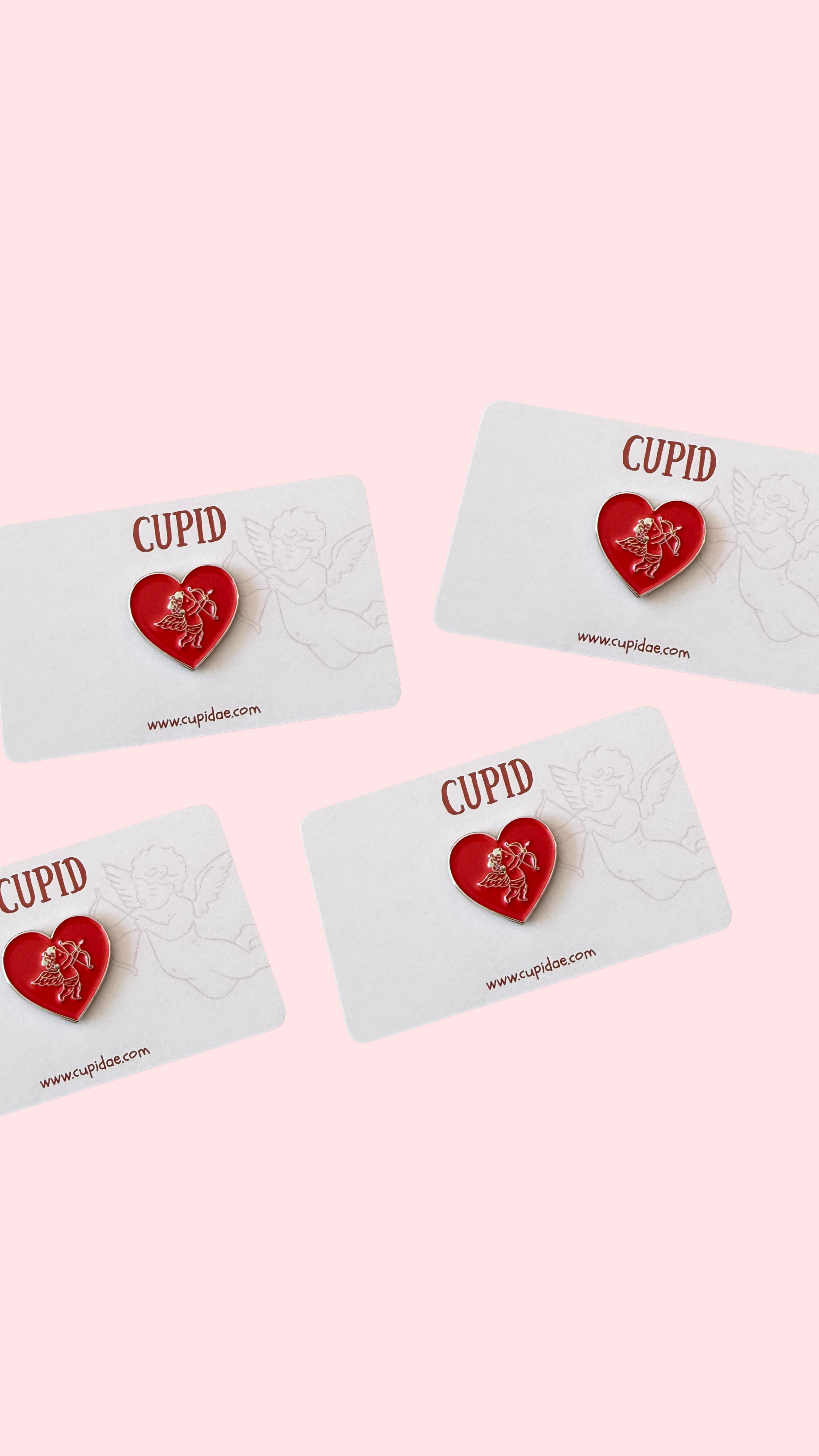 Heart metal sticker