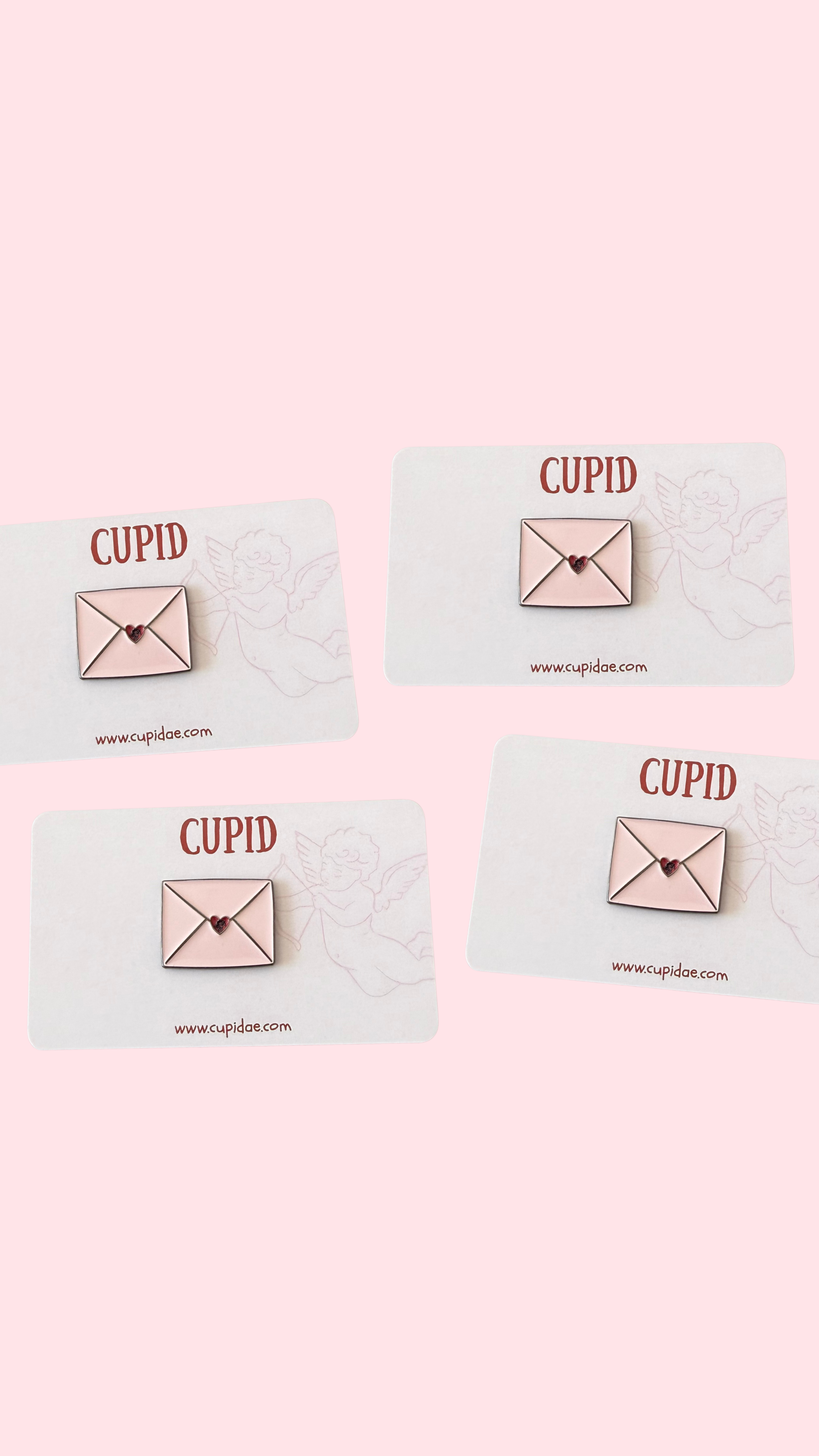 Envelope metal sticker