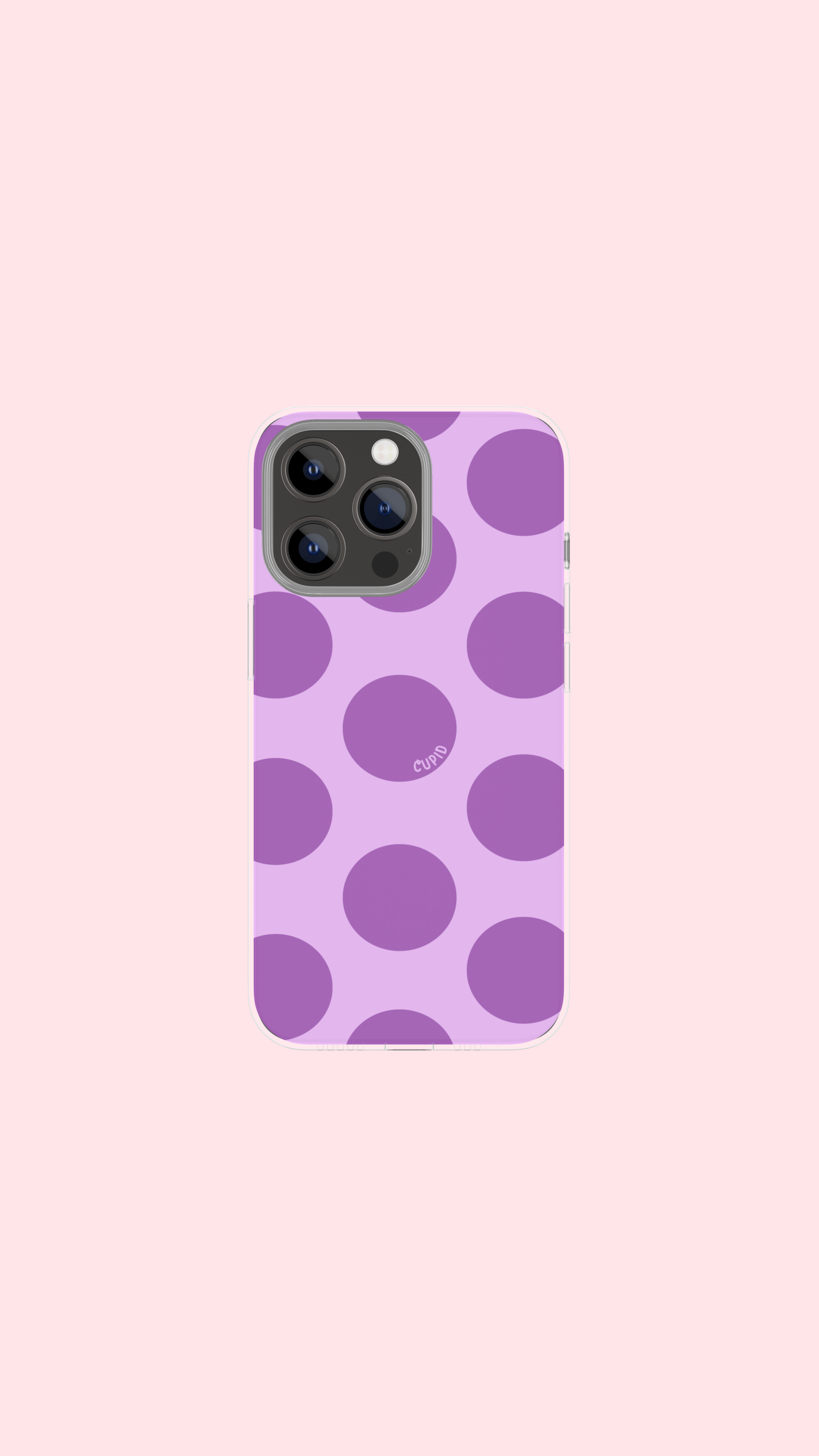 PURPLE POLCA DOTS CASE