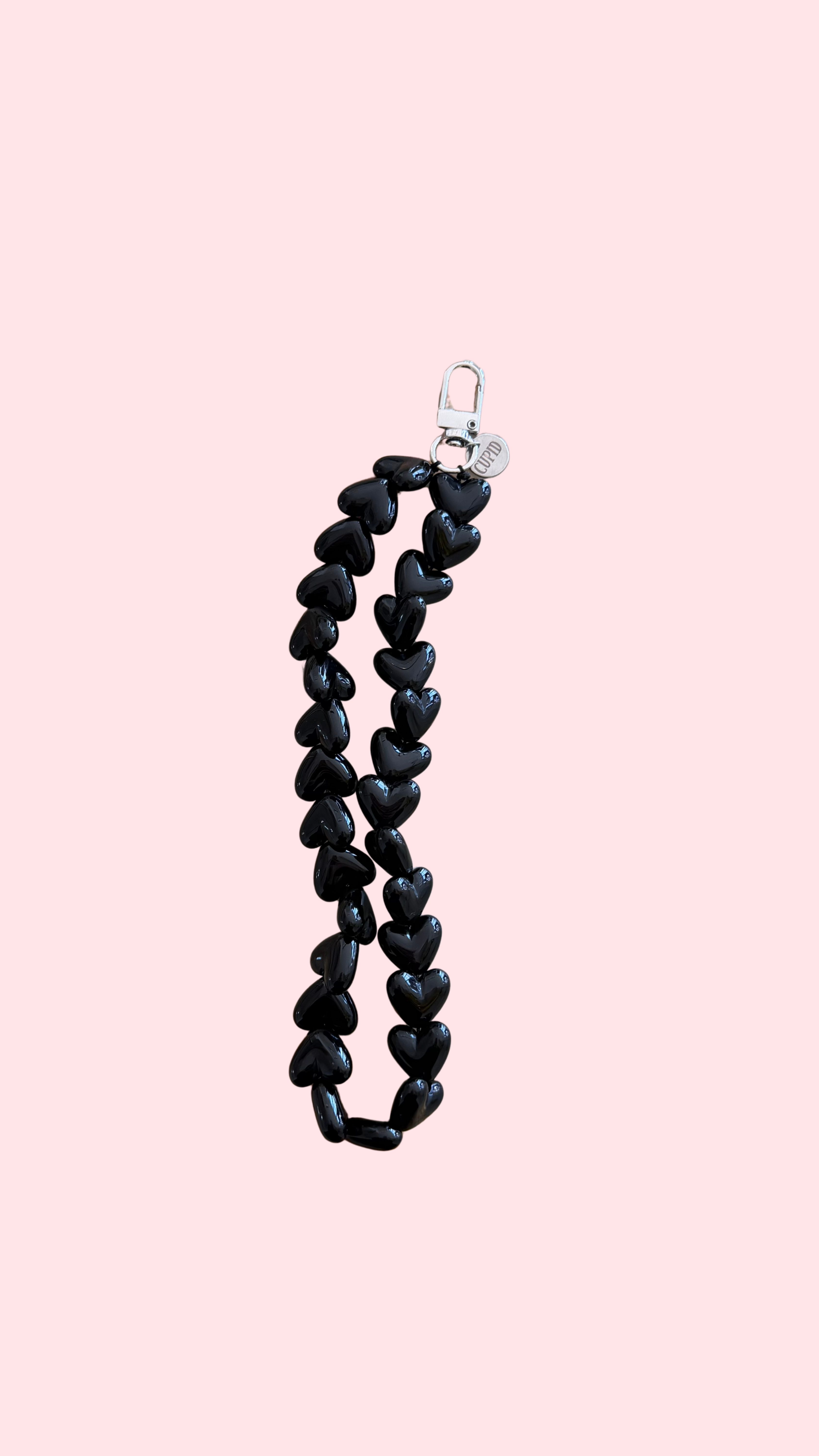 BLACK HEART CHARM