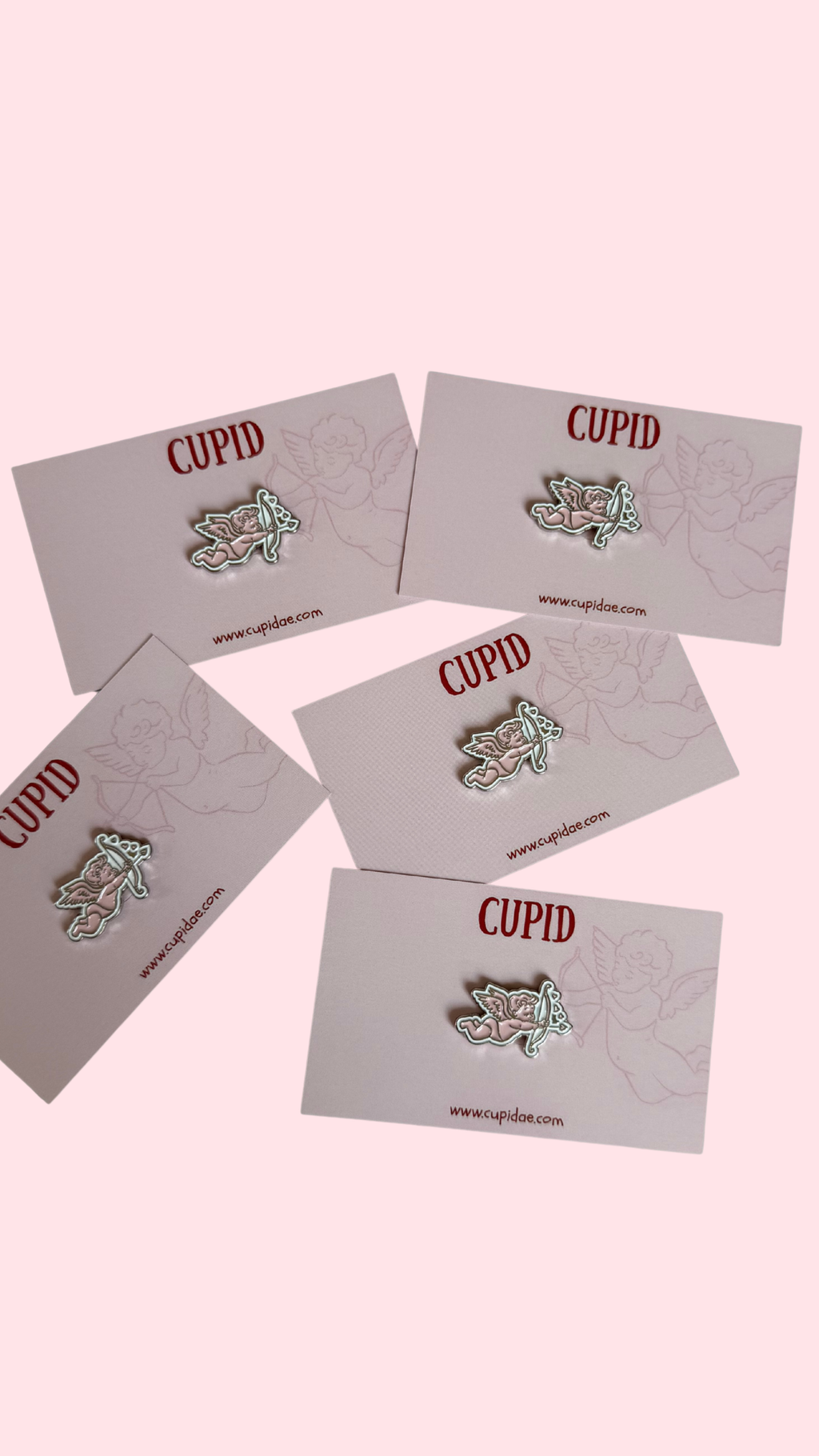 CUPID metal sticker