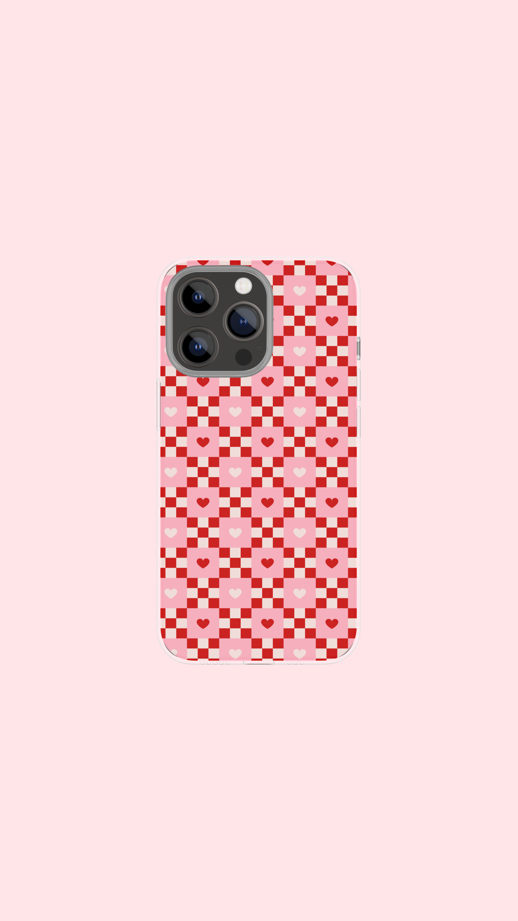 PINK RED HEARTS CASE
